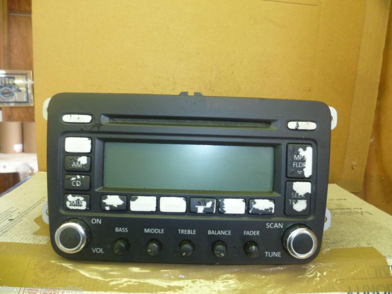 05-10 vw volkswagon rabbit jetta radio 6 cd mp3 premium 7 code 1k0035180d * 