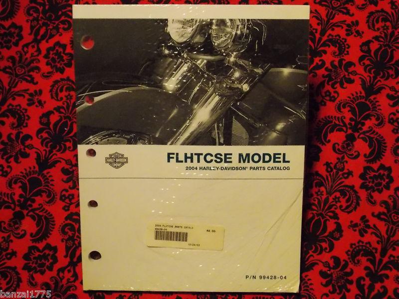 2004 harley davidson flhtcse  model parts catalog 99428-04