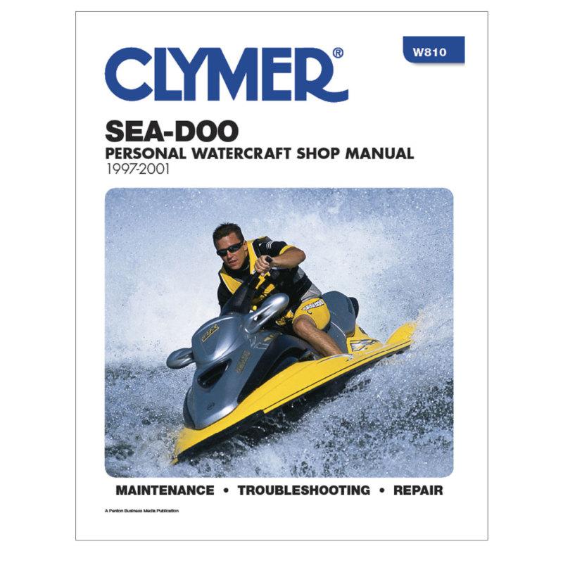 Clymer w810 sea-doo personal watercraft shop manual 1997-2001