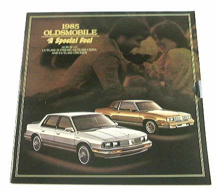 1985 85 oldsmobile brochure cutlass supreme cruiser 