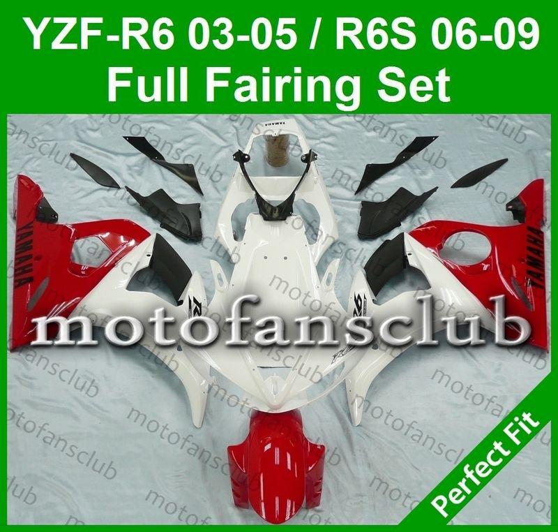 Fit yamaha yzf r6s 06 07 08 09 yzfr6s 2006 2007 2008 2009 fairing plastics #13 c