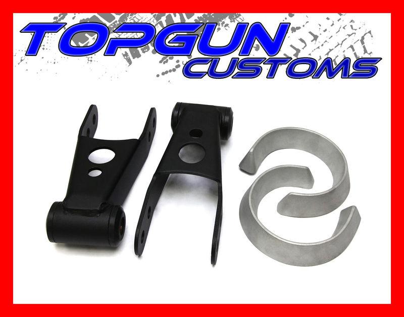 98-11 mazda p/u truck 3" front coil spacer + 1"-2" rear lift shackles kit 2wd