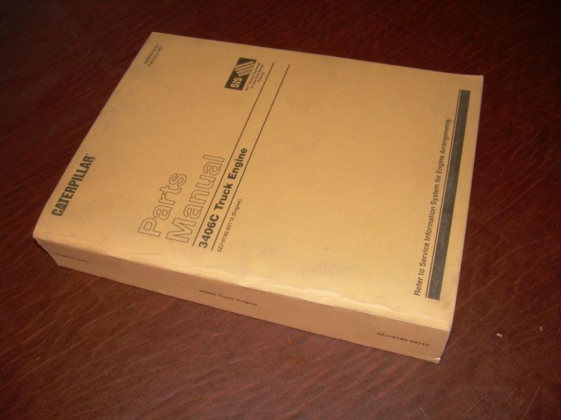 Cat caterpillar 3406 3406c diesel engine parts truck manual 3zj16182 semi