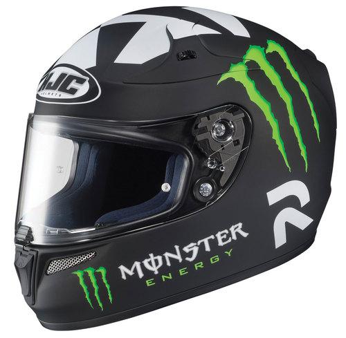 New hjc rpha monster ii ben spies replica adult helmet,black/white/gray, 2xl/xxl