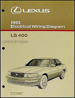 1993 lexus ls 400 wiring diagram manual original ls400 electrical schematic 93