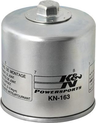 K&n oil filter (black) kn-163