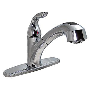 Phoenix faucet, kitchen,1 hdl pull out, chrome sp2104-01-02