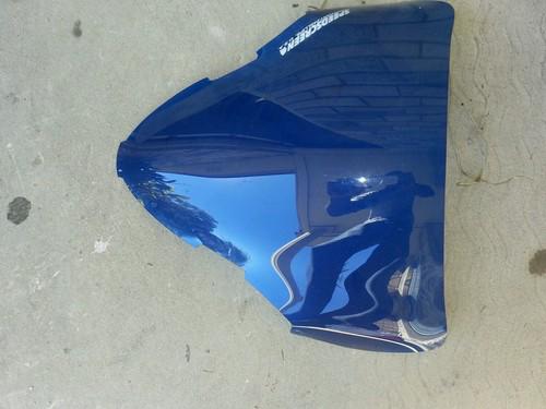 Blue hayabusa windscreen