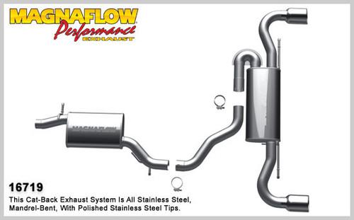 Magnaflow 16719 audi tt quattro stainless cat-back system performance exhaust