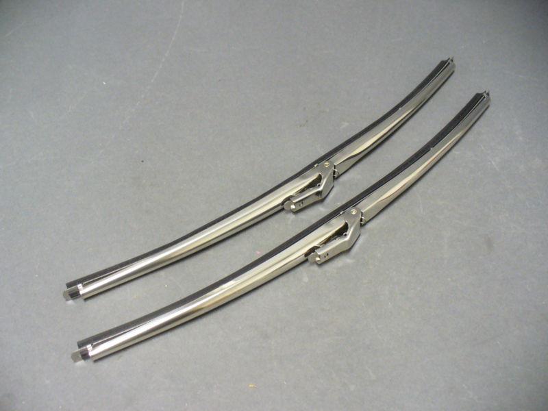 Ford windshield wiper blades fairlane falcon torino galaxie mustang stainless