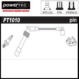 Powertec ht ignition leads opel corsa c 1.6i 16v se1/xe (2001-)