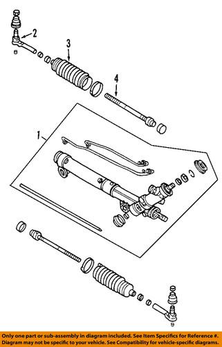 Chevrolet gm oem 19207776 rack & pinion complete unit