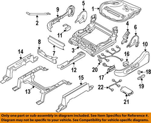 Mazda oem eh458816702 seats & tracks-adjust knob