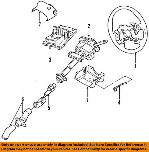 Gm oem 19169059 steering column-intermed shaft