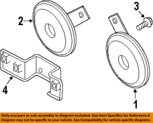 Subaru oem 86012ag10a horn