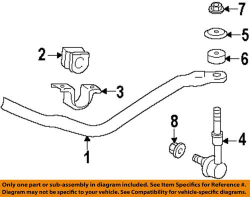 Toyota oem 90177a0011 chassis component/suspension stabilizer bar link nut