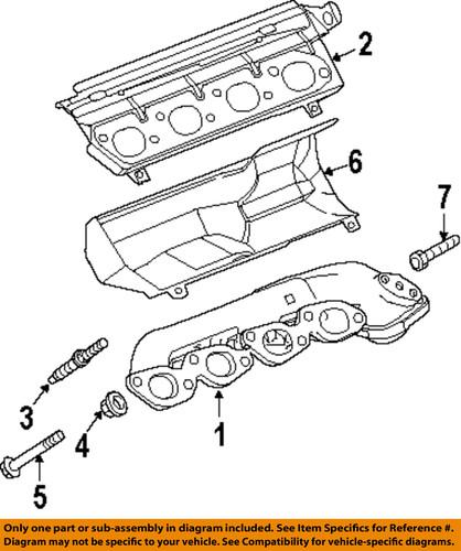 Jaguar oem aj810025 exhaust manifold gasket/exhaust manifold gaskets