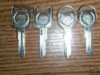 4 cadillac oem key blanks 67-71-75-79-83-84-85-86 a&b #5