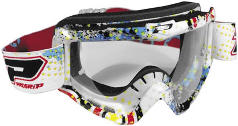 New progrip 3303 graphics 2012 adult goggles, multi color/white, one size