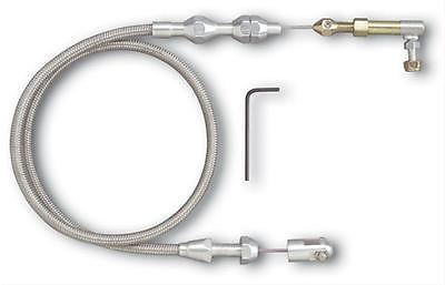 Lokar throttle cable hi-tech braided stainless 48" long chevy pontiac tpi ea