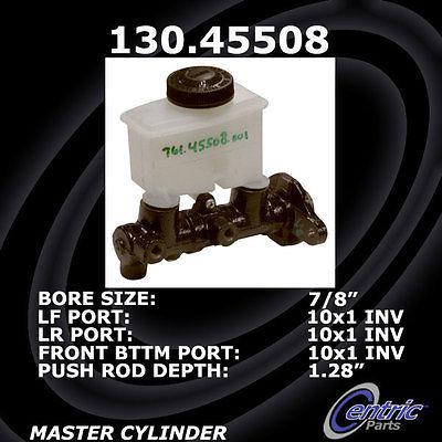 Centric 131.45508 brake master cylinder-c-tek standard brake master cylinder