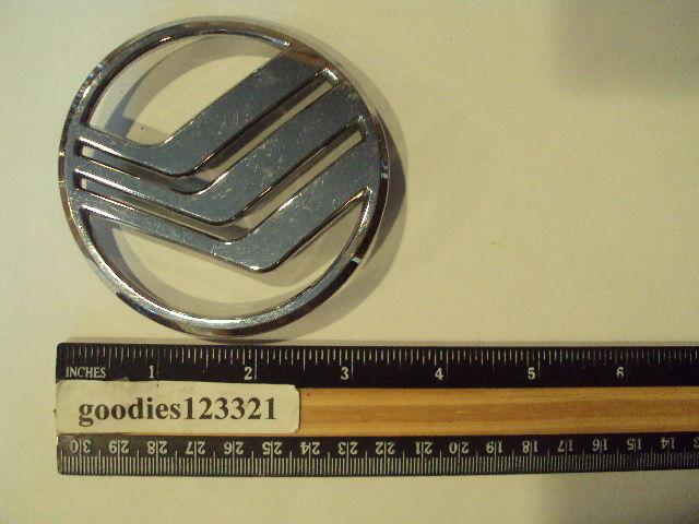 Mercury chrome emblem #6db5442550 used 3 1/4" x 3 1/4"