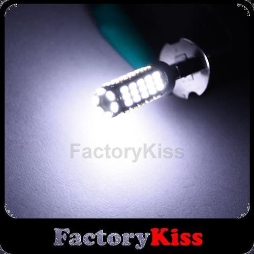 Gau auto 2 x car bulbs h3 68-led smd white fog day running light #484