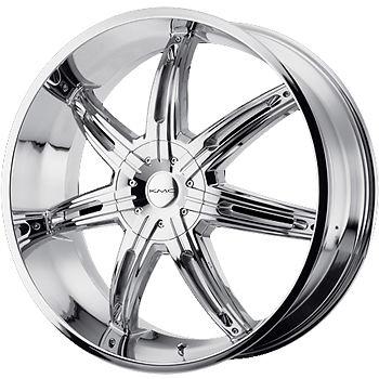 22x9.5 chrome kmc km665 wheels 5x135 5x5.5 +15 lincoln navigator blackwood