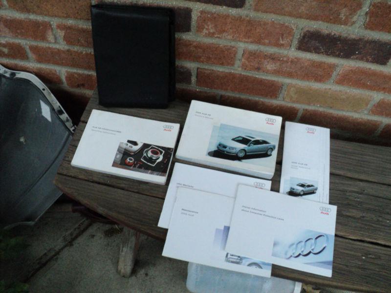  ☀ ☀ ☀ 2005 audi a8 owners manual set w/ navigation ☀ ☀ ☀