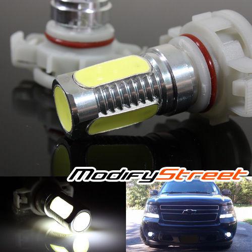 2x 5202 9009 2504 psx24w h16 6w super white smd led fog lights turn signal bulbs