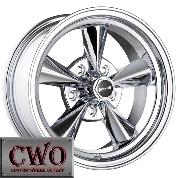 17 polished ridler 675 wheels rim 5x114.3 5 lug jeep wrangler ford ranger