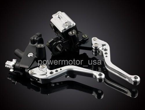 7/8"(22mm) brake & clutch master cylinder set kit reservoir lever fit for suzuki