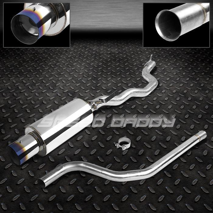 4" muffler burn tip catback/cat back exhaust 95-03 chevy cavalier ls/rs 2.2l l61