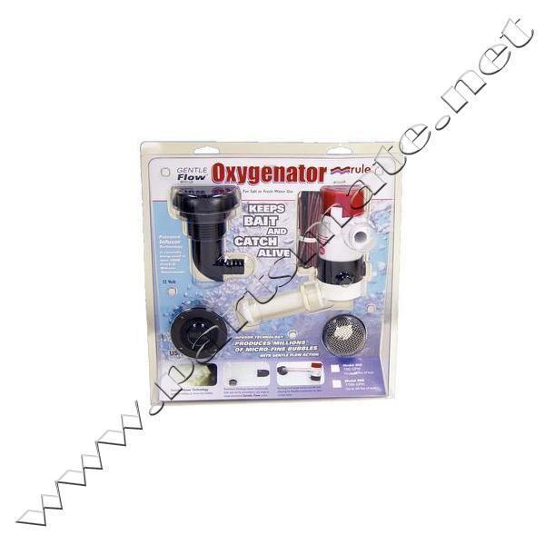 Rule 255 recirculating oxygenator livewell bait pump 700 gph