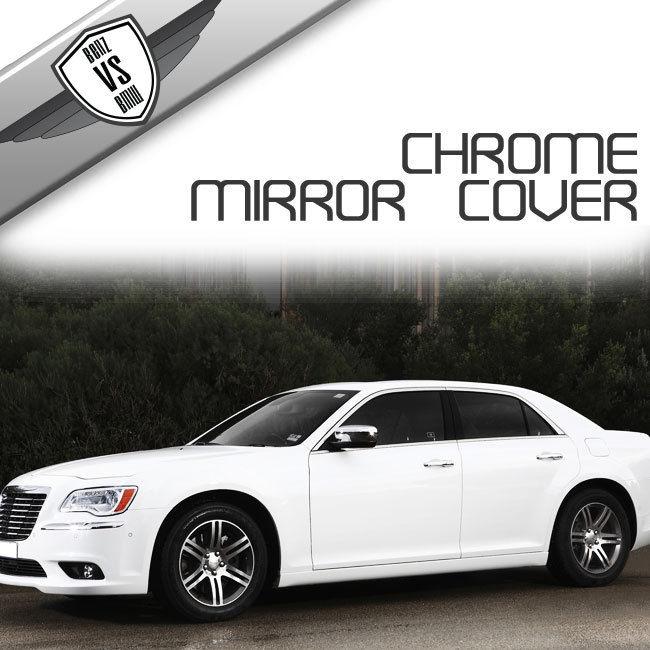 11-12 chrysler 300/dodge charger mirror covers new set chrome