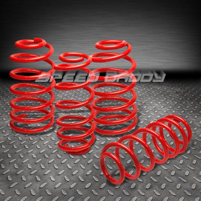 1.9" drop suspension lowering springs/spring 06-10 chevy cobalt lt ls ss red