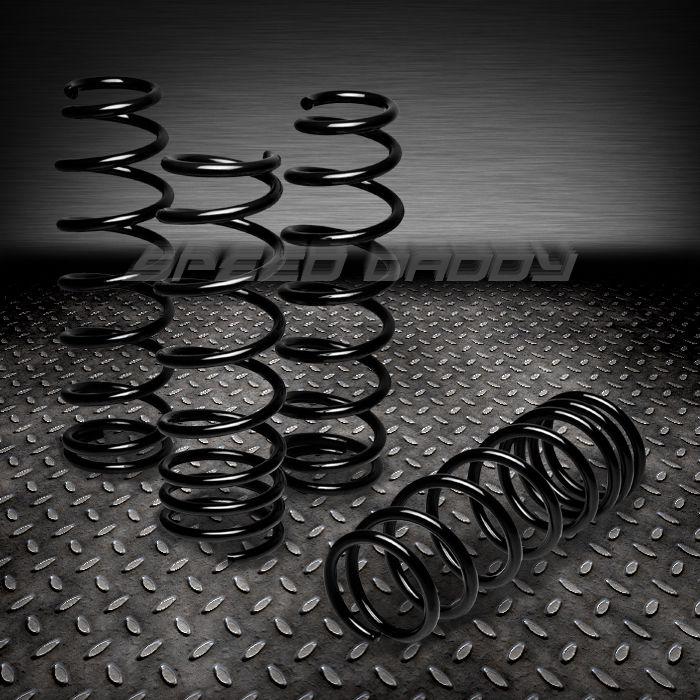 1.75" drop suspension racing lowering spring springs 03-10 mazda rx-8 rx8 black