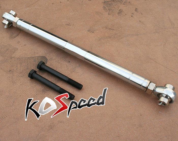 240sx s13 s14 silvia silver rear lower suspension traction support tie bar/rod