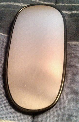 C5 corvette mirror glass left side heated with backing plate