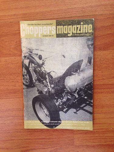 Vintage chopper ed roth choppers magazine october 1969 knucklehead k ulh