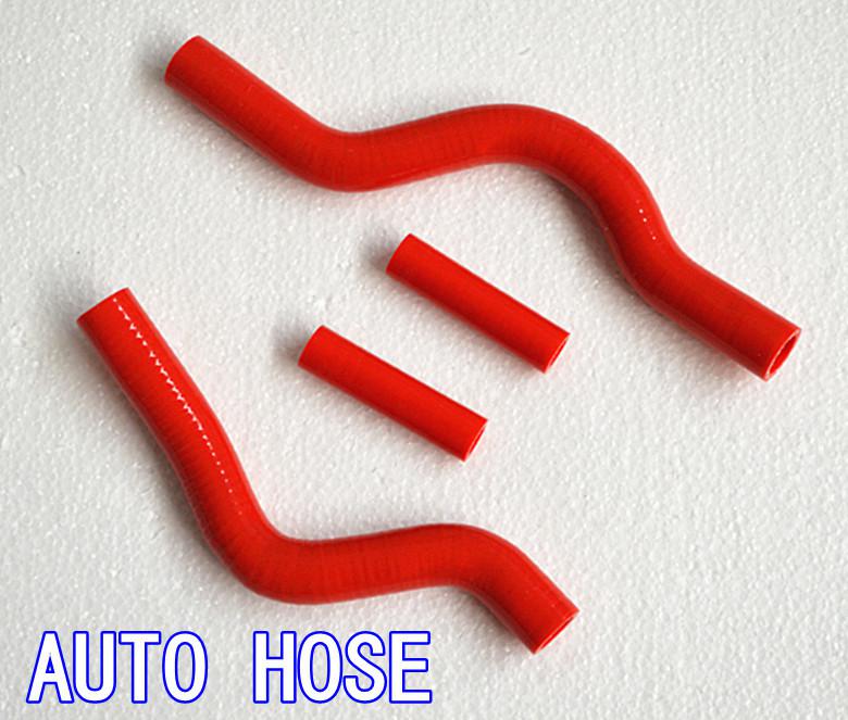 01-08 suzuki rm250 rm 250 silicone radiator hose kit red 02 03 04 05 06 07 08