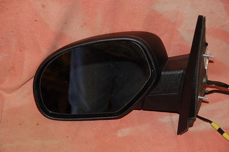 07-12 oem chevy gmc truck power  left lt rear side view mirror