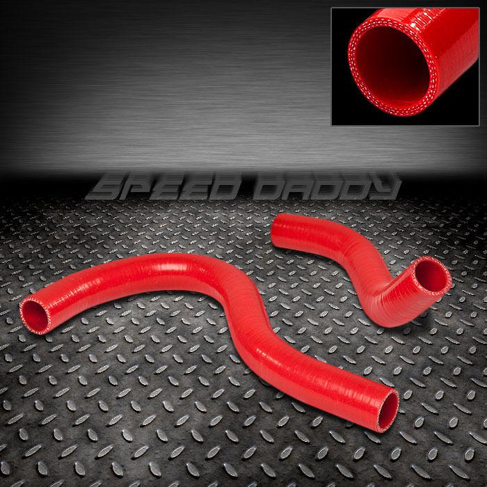 3-ply silicone radiator hose pipe hi temp kit 02-05 honda civic si ep3 k20a red