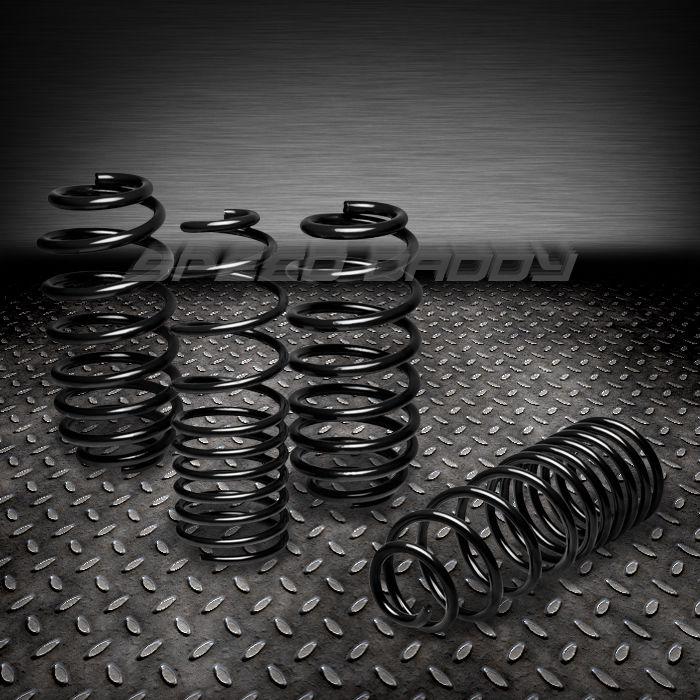 1.5"drop racing suspension lowering spring/springs 96-01 audi a4 fwd 4dr black