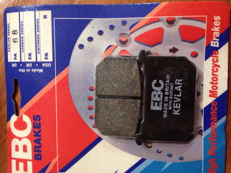 Ebc kevlar organic brake pads fa68