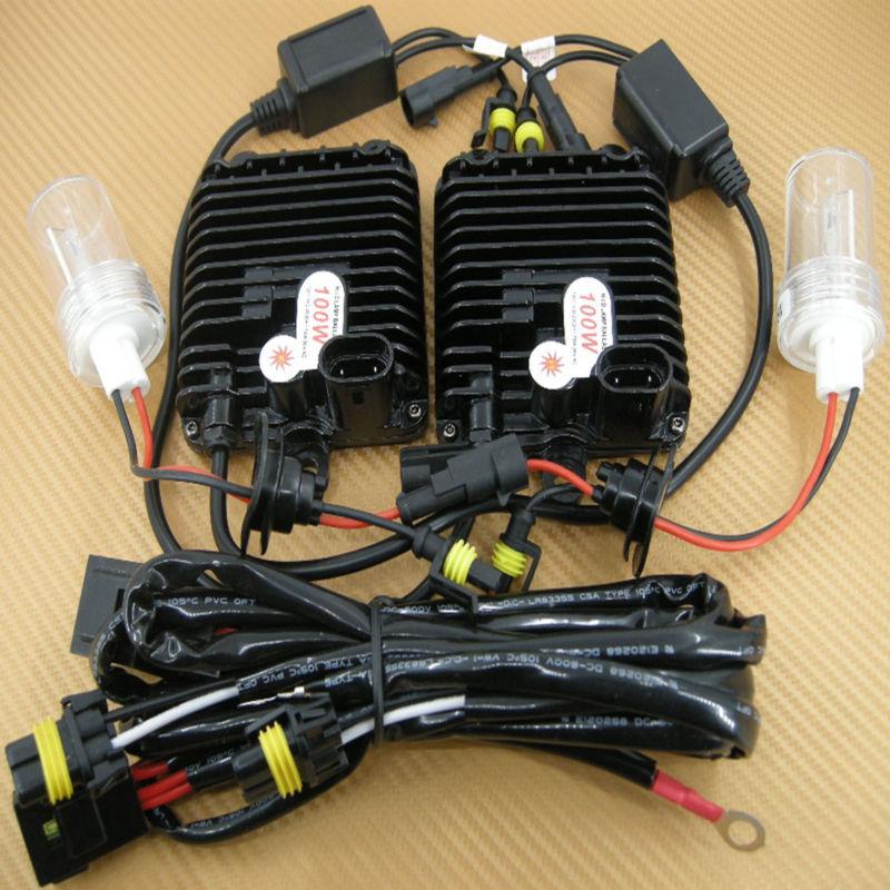 12v 100w xenon hid conversion slim kit h1 4300k