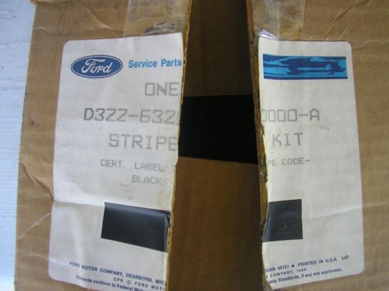 73 mustang nos mach 1 black stripe kit (oem)