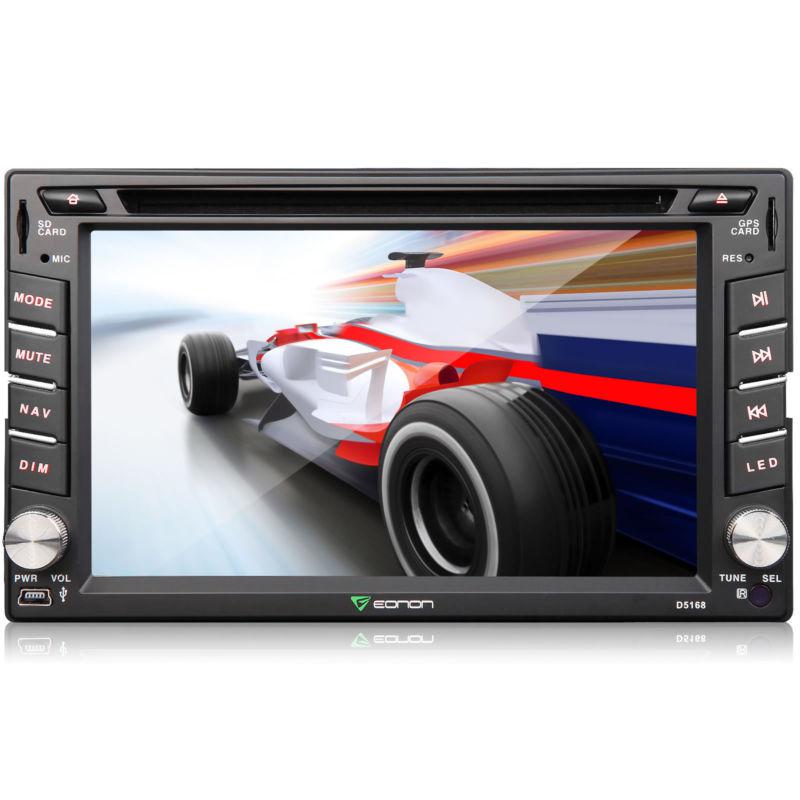 Nissan 6.2" 2 din car gps navigation dvd player stereo radio ipod touch+2013 map