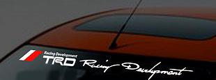 Trd racing development windshield vinyl car sticker decal graphics 47.2inch
