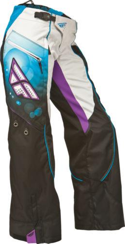 Fly racing kinetic womens over boot race pants blue/purple 5/6 367-63106